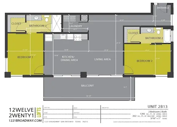 1221 Broadway Lofts San Antonio Floorplan 22