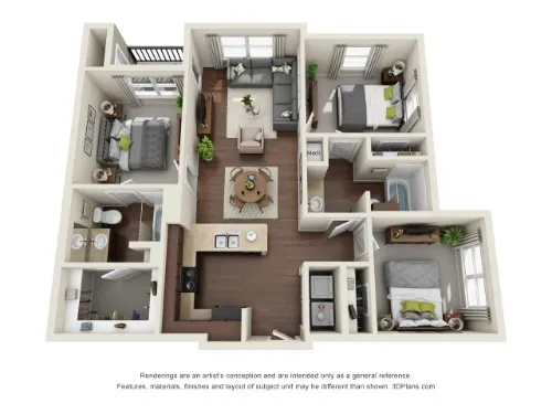 2900 Broadmoor Fort Worth floor plan 3