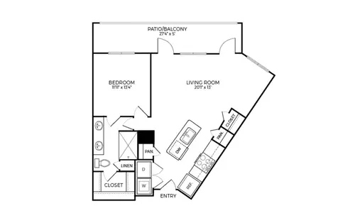 Addison Medical Center Apartments San Antonio Floorplan 10