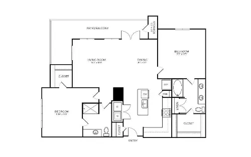 Addison Medical Center Apartments San Antonio Floorplan 16