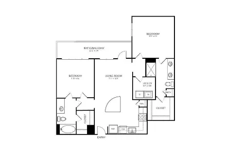 Addison Medical Center Apartments San Antonio Floorplan 17