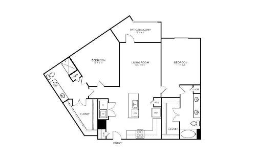 Addison Medical Center Apartments San Antonio Floorplan 22