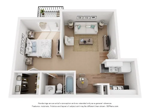 Aden Crest Apartments Fort Worth FloorPlan 5