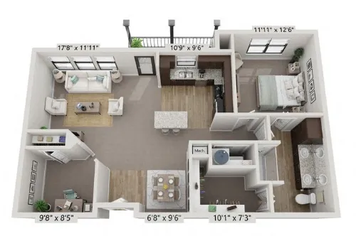 Affinity at Keller 55+ Fort Worth Floorplan 3