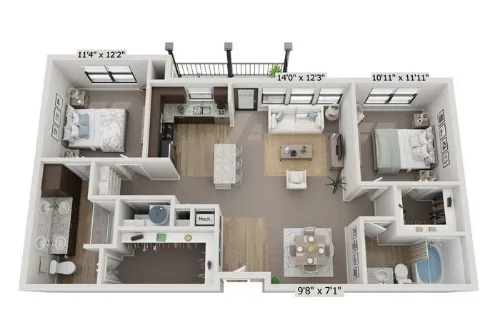 Affinity at Keller 55+ Fort Worth Floorplan 5
