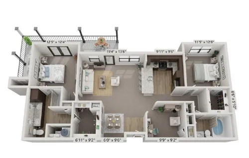 Affinity at Tavolo Park 55+ Fort Worth Floorplan 6