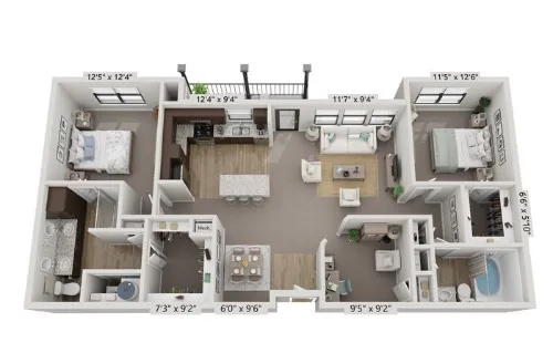 Affinity at Tavolo Park 55+ Fort Worth Floorplan 7