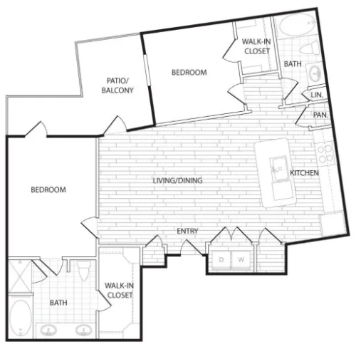 Agave Apartment San Antonio Floorplan 13