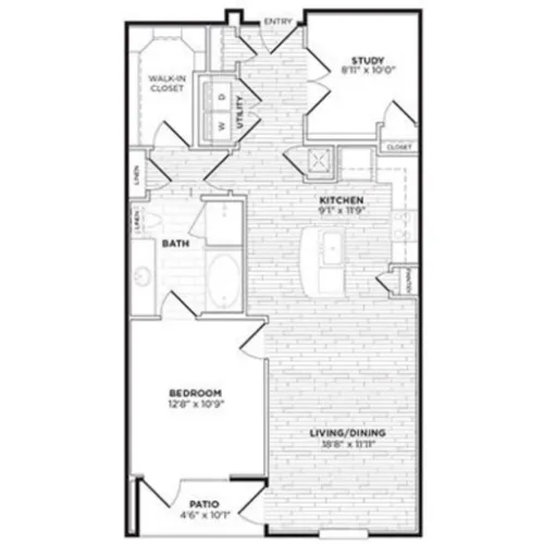 Agave Apartment San Antonio Floorplan 9