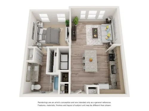 Alamo Residences at Spurs Lane San Antonio Floorplan 3