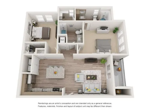 Alamo Residences at Spurs Lane San Antonio Floorplan 5