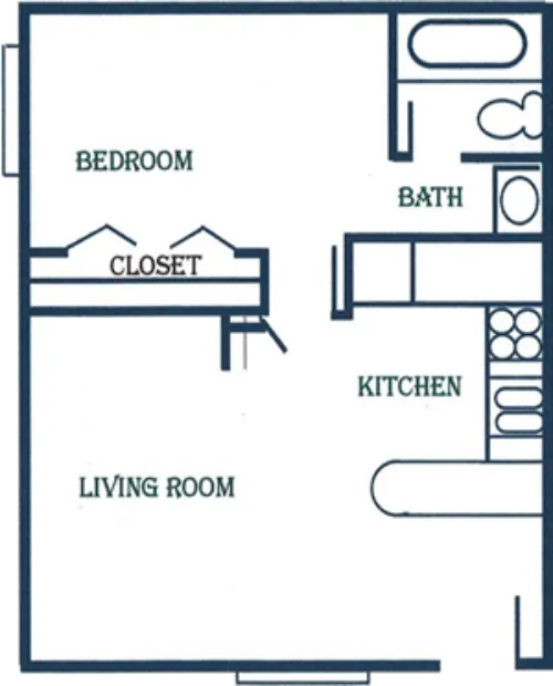 Album Park Apartments El Paso FloorPlan 2