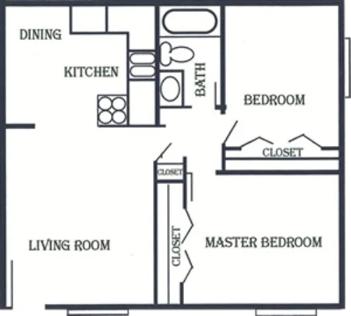 Album Park Apartments El Paso FloorPlan 3