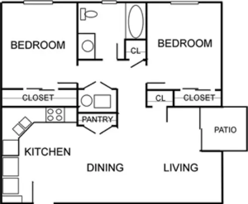 Album Park Apartments El Paso FloorPlan 4