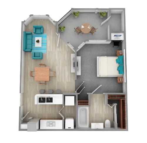 Alon at Castle Hills San Antonio Floorplan 1