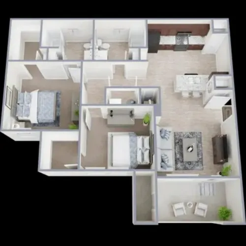 Alton Park Apartments Fort Worth FloorPlan 3