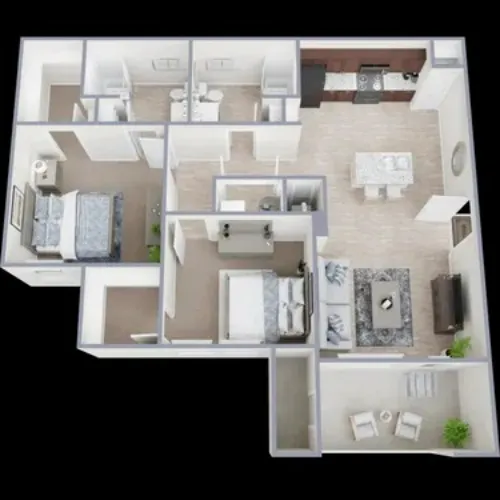 Alton Park Apartments Fort Worth FloorPlan 4