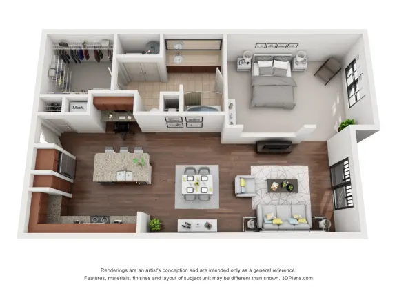 Artessa at Quarry Village Apartments San Antonio Floorplan 10