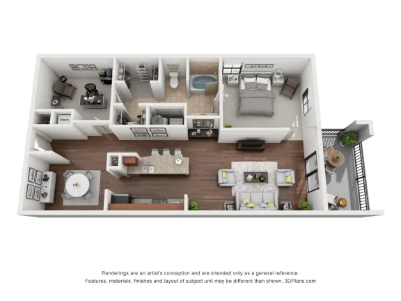 Artessa at Quarry Village Apartments San Antonio Floorplan 13