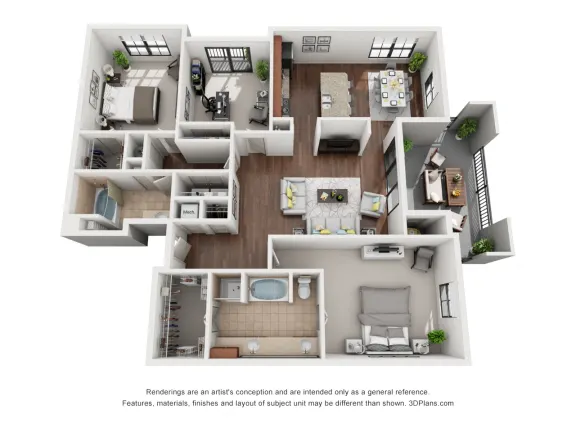 Artessa at Quarry Village Apartments San Antonio Floorplan 18