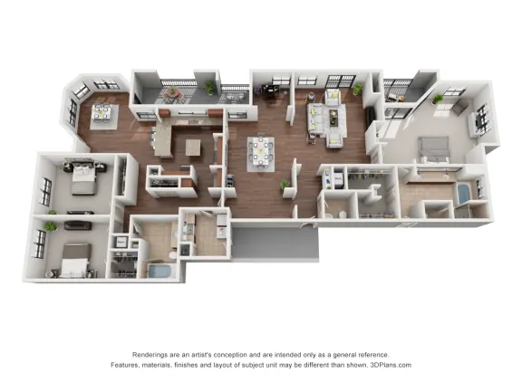 Artessa at Quarry Village Apartments San Antonio Floorplan 25