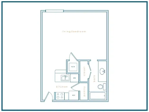 Ascent Lake Worth Fort Worth Floorplan 1