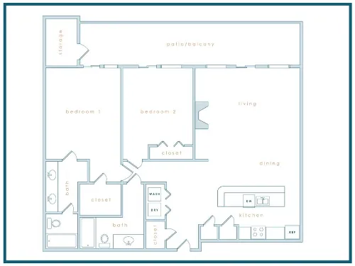 Ascent Lake Worth Fort Worth Floorplan 11