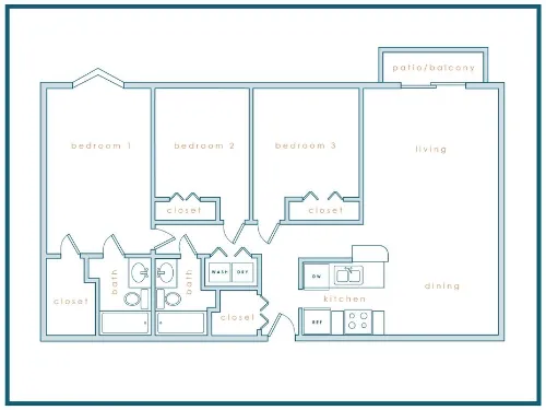 Ascent Lake Worth Fort Worth Floorplan 13