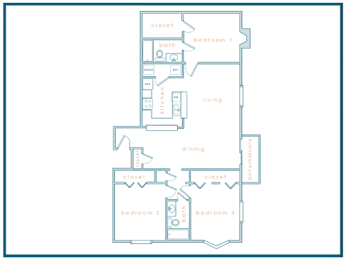 Ascent Lake Worth Fort Worth Floorplan 14