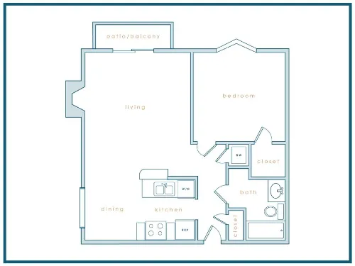 Ascent Lake Worth Fort Worth Floorplan 3
