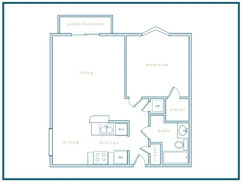 Ascent Lake Worth Fort Worth Floorplan 4