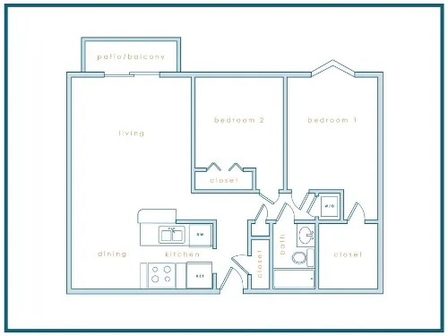 Ascent Lake Worth Fort Worth Floorplan 5