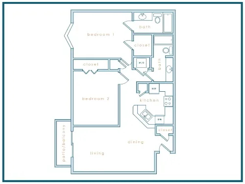 Ascent Lake Worth Fort Worth Floorplan 6
