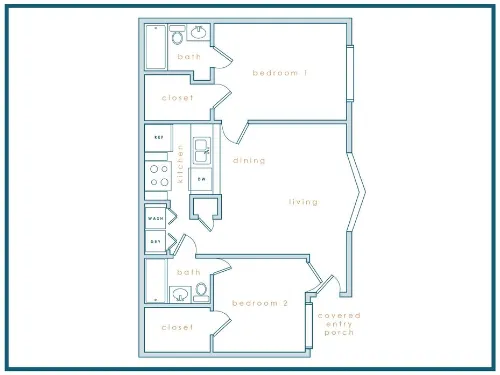 Ascent Lake Worth Fort Worth Floorplan 8