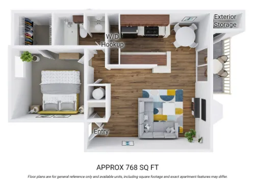 Austin Pointe Apartments San Antonio FloorPlan 2