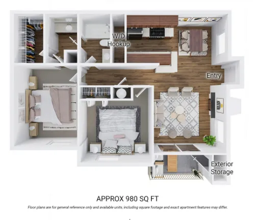 Austin Pointe Apartments San Antonio FloorPlan 3