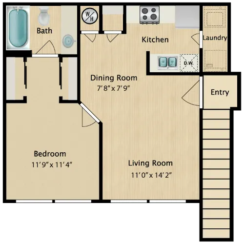 Avalon West El Paso Floorplan 1