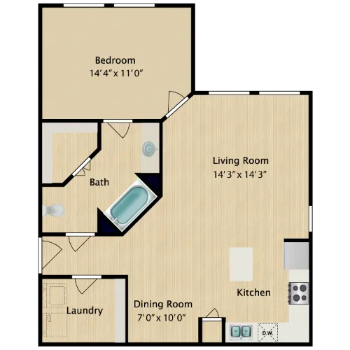 Avalon West El Paso Floorplan 3