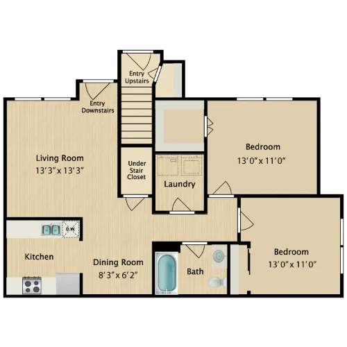 Avalon West El Paso Floorplan 4