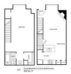 Avery Place Houston Apartment Floorplan 2