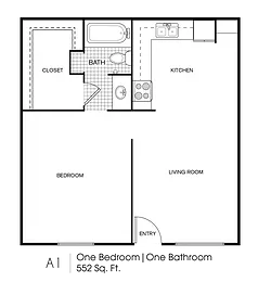 Avery Place Houston Apartment Floorplan 3