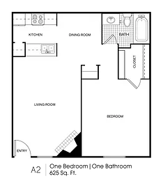 Avery Place Houston Apartment Floorplan 4