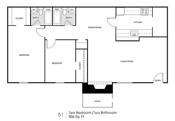 Avery Place Houston Apartment Floorplan 5