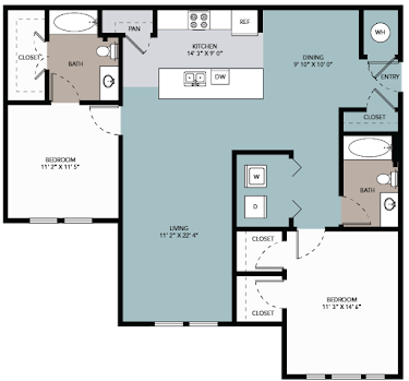 Avocet Apartments San Antonio Floorplan 3