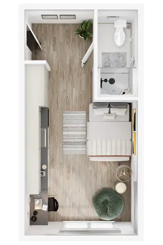 Bryan Flats Fort Worth Floorplan 2