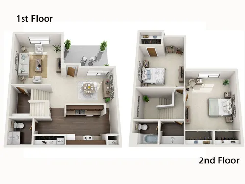 Butterfield Trail Apartments El Paso Floorplan 3