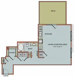 Can Plant Residences at Pearl San Antonio Floorplan 10