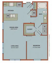 Can Plant Residences at Pearl San Antonio Floorplan 14
