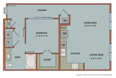 Can Plant Residences at Pearl San Antonio Floorplan 17