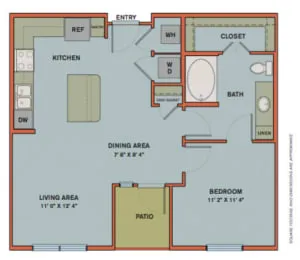 Can Plant Residences at Pearl San Antonio Floorplan 18